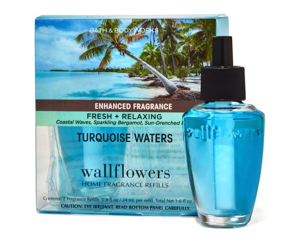 BATH + BODY WORKS | WALL FLOWER REFILL 2PACK | TURQUOISE WATERS